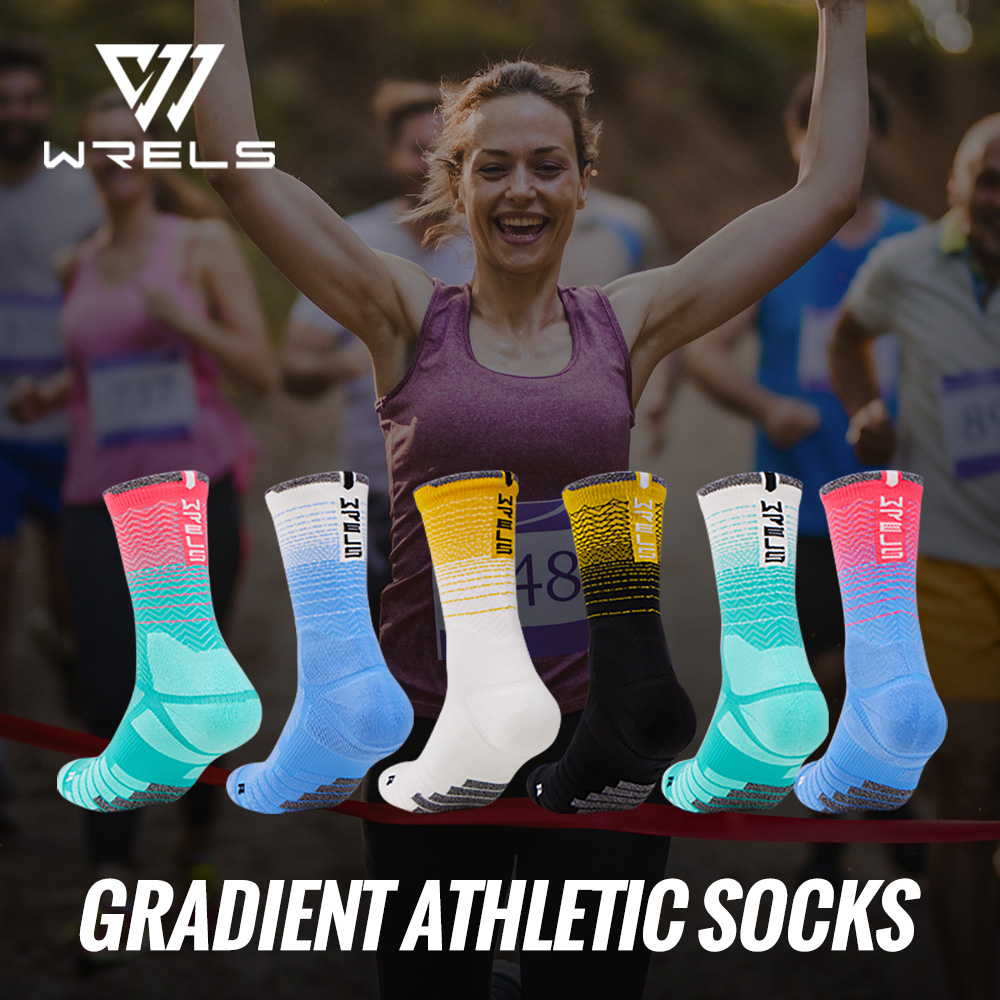 Athletic Sock Cushion - WRELS 1/2/3 Cushioned Sports Athletic Socks