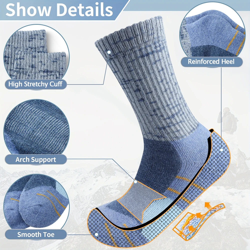 5 Pairs Women Winter Wool Sock - огляд і ціна Wool Hiking Sock