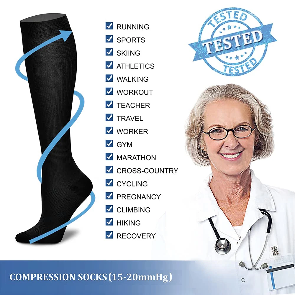 1Pair Women&Men Compression So - огляд і ціна Compression Sock Medical