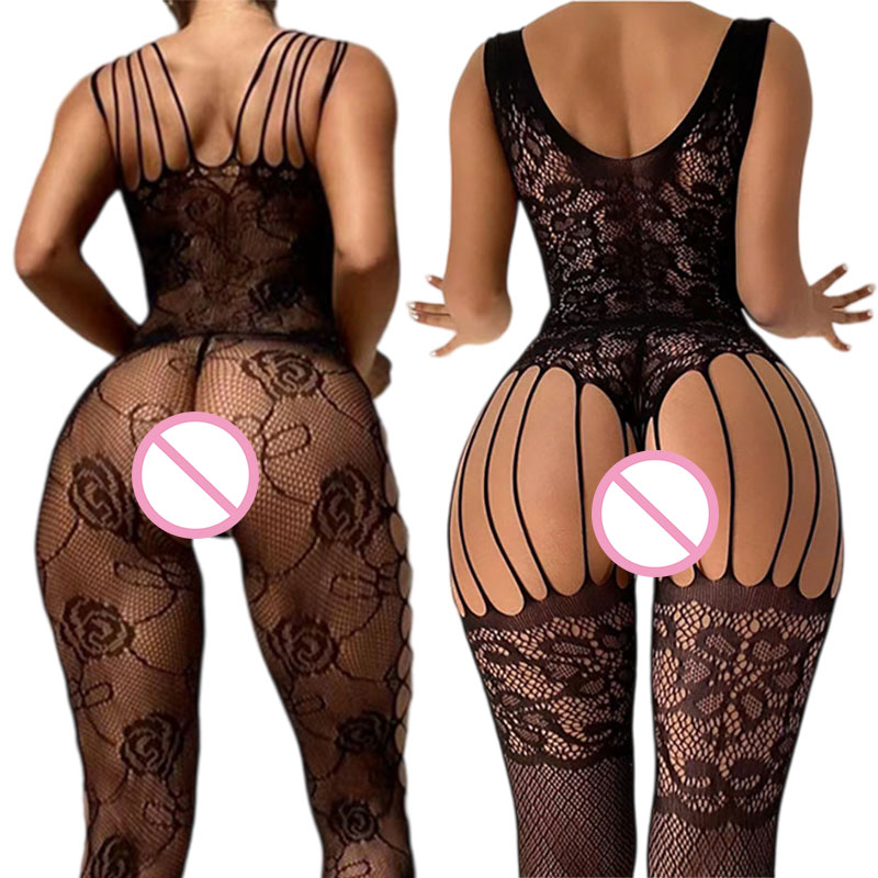 Black Crotchless Soft Stretch  - огляд і ціна Fishnet Stocking Women