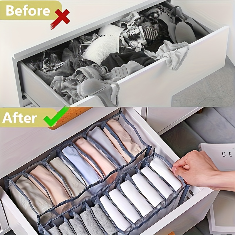 7 Grids Underwear Drawer Organ - огляд і ціна Sock Organizer Tray