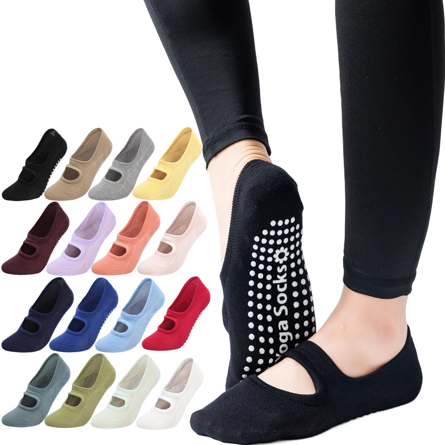 High Quality Women Yoga Socks  - огляд і ціна Grip Sock Yoga
