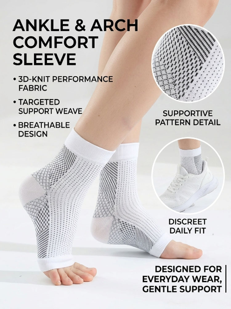 Solid White Calf Sleeves Elast - огляд і ціна Compression Sleeve Calf