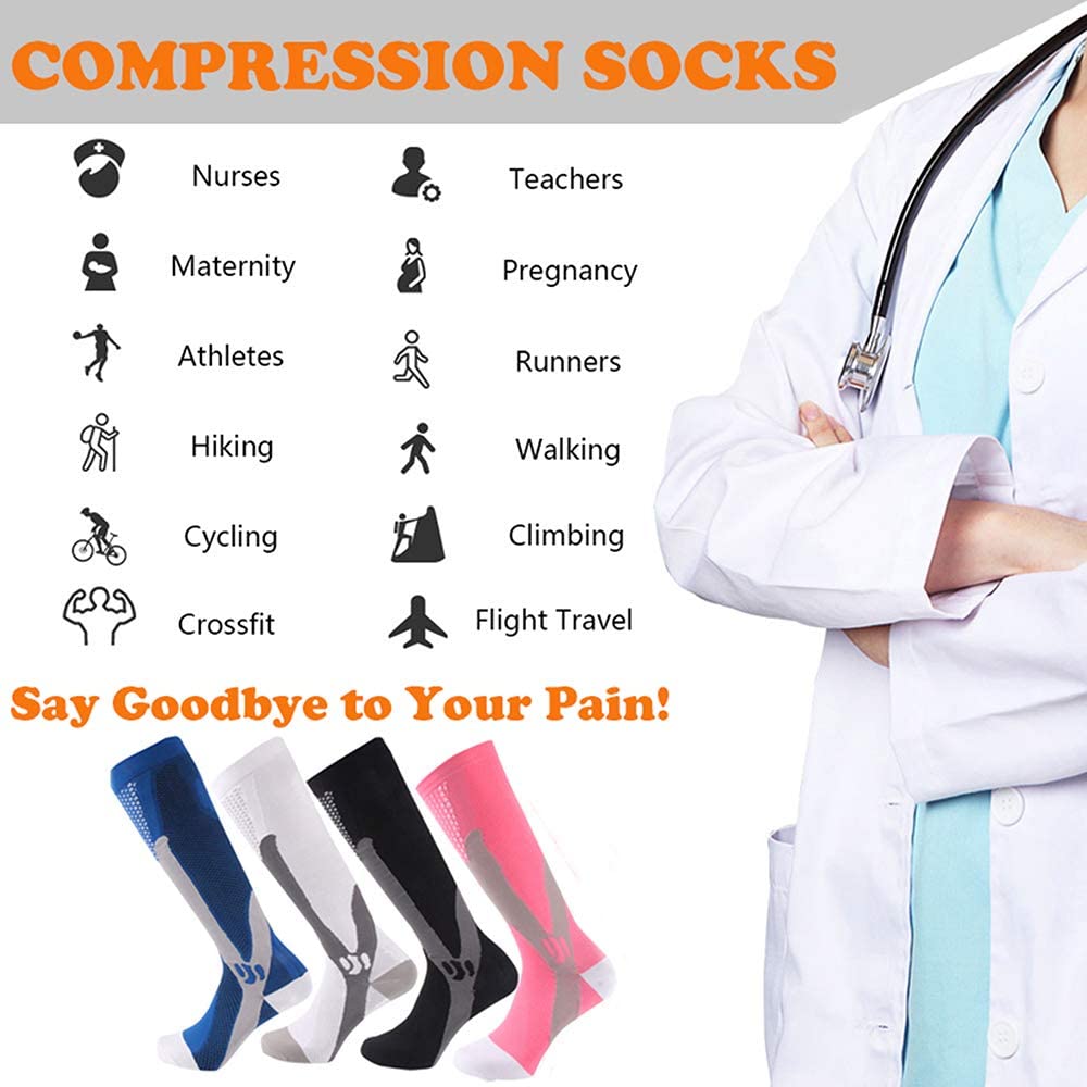 Brothock 3 Pairs For Dropshipp - огляд і ціна Compression Sock Medical