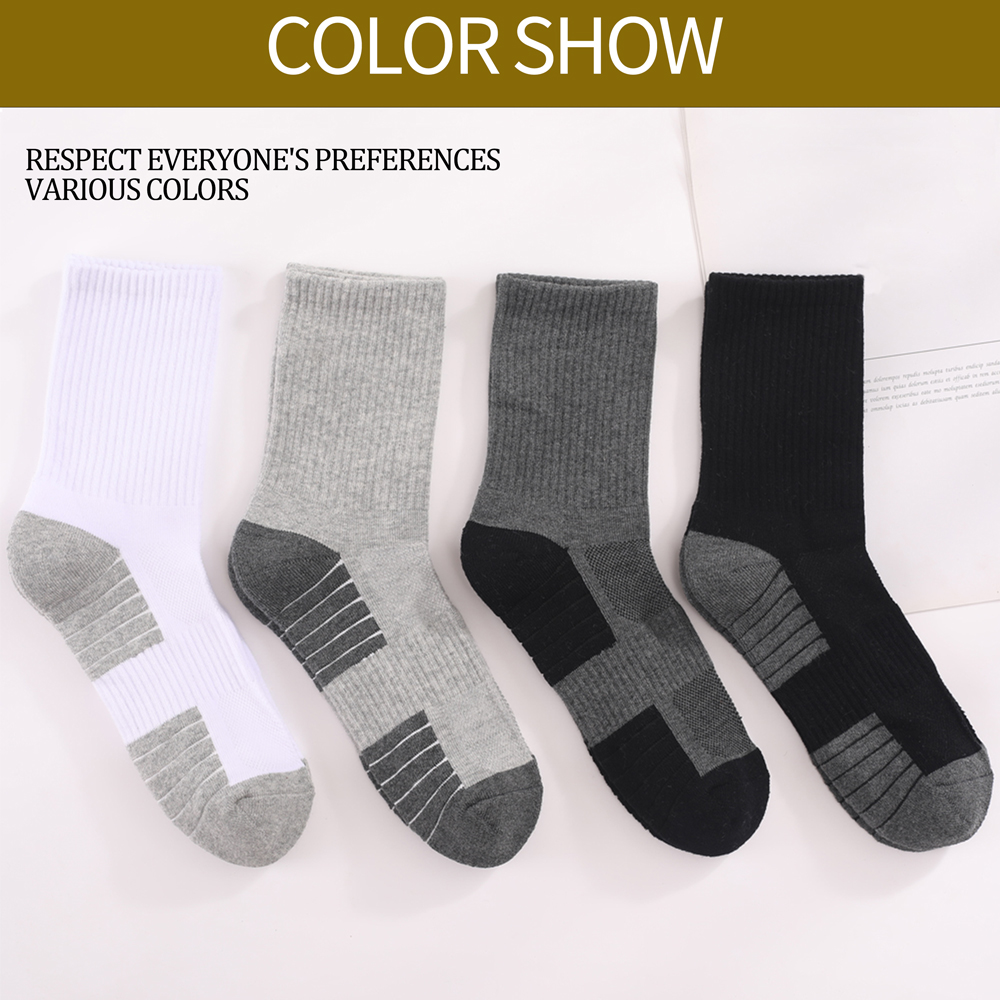 1/3/6 Pairs Thick Men Women Hi - огляд і ціна Athletic Sock Cushion